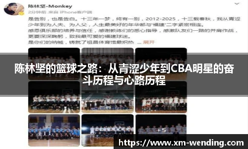 陈林坚的篮球之路：从青涩少年到CBA明星的奋斗历程与心路历程